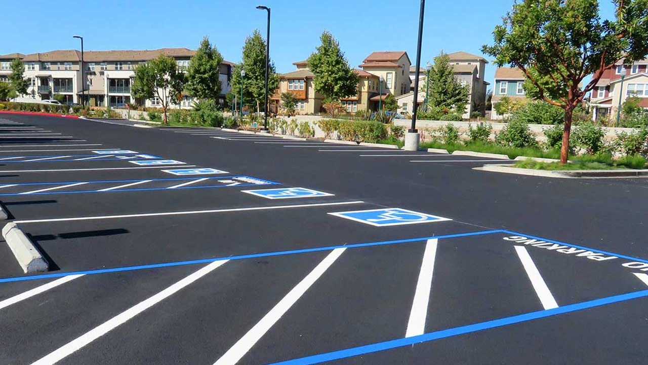 Commercial Parking Lot Repair - After